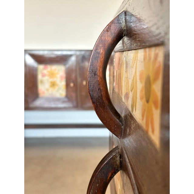 Rustic Chestnut Cabinet, 1940s For Sale - Image 9 of 18