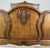 Vintage French Louis XVI Style Oak Double Bed Frame with Carved Headboard For Sale - Image 4 of 10