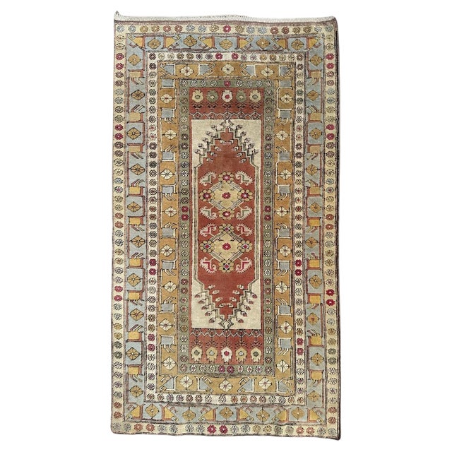 Vintage Turkish Kars Rug, 1980s For Sale