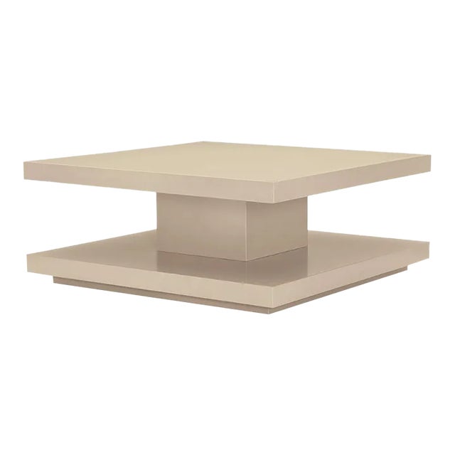 Simple Square Cocktail Table For Sale