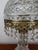 Vintage French Style Crystal Table Lamp in Brass For Sale - Image 4 of 16