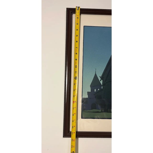 1970s 1970's Woodblock Print by Victor Pyatkov & Leonora Yusupova For Sale - Image 5 of 7