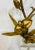 Contemporary John Richard Organic Modern Antique Brass Orchid Sculpture For Sale - Image 3 of 5