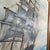Vintage Mid Century Maritime Clipper Ship Framed Original Seascape Oil Painting For Sale - Image 12 of 13