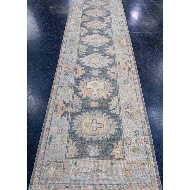Turkish Oushak Runner Rug 2'10" x 12' #16644 Explore a curated collection of hallway runners, wool rugs, and handmade...