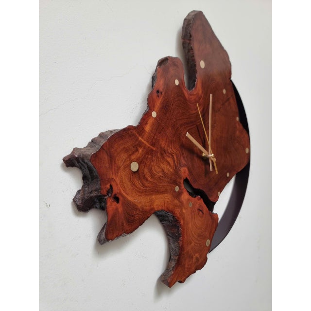 Moonlight Reverie is a one-of-a-kind handcrafted driftwood wall clock sculpture, created from carefully selected natural...