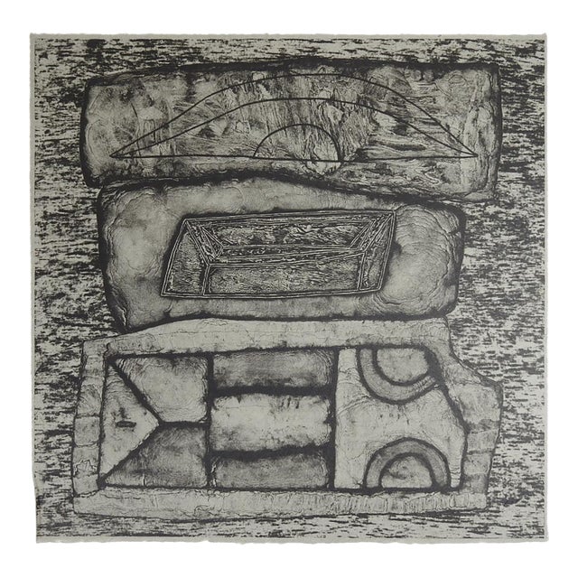 1989 William Brice Abstract Lithograph For Sale