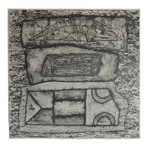 1989 William Brice Abstract Lithograph