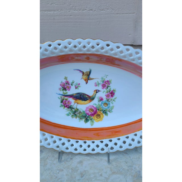 LastChance!Vintage Schumann Bavaria Reticulated Bowl For Sale - Image 10 of 12