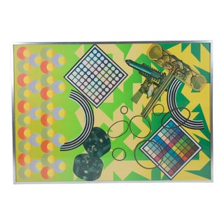 Untitled Poster by Peter Phillips for Jabik & Colophon, 1970s For Sale