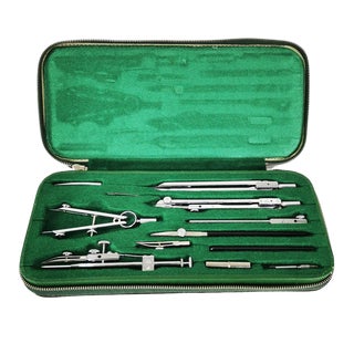 Drawing Instruments from A.W. Faber Castell, Germany, 1960s, Set of 12 For Sale