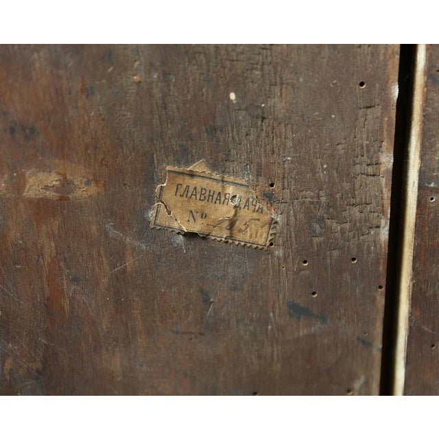 Russian Neoclassic Mahogany and Brass Mounted Table For Sale - Image 4 of 10