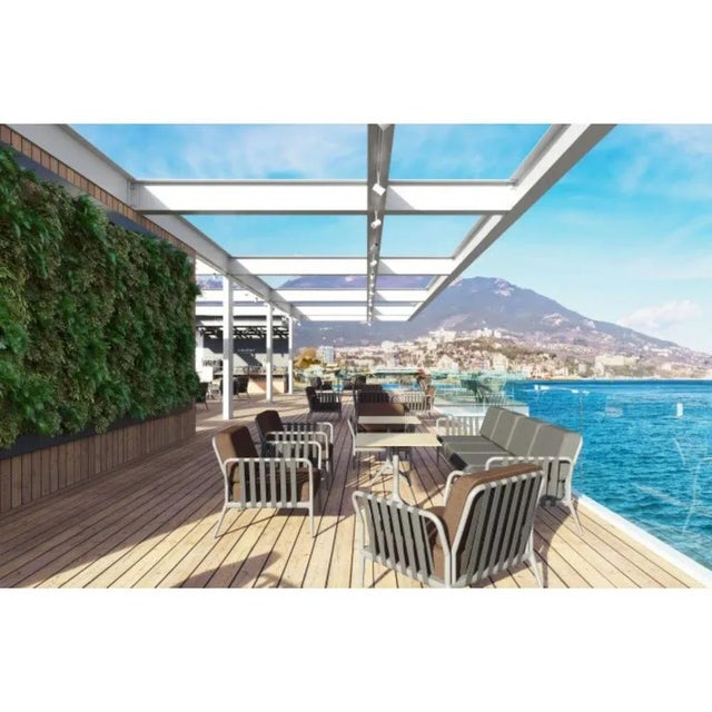 Not Yet Made - Made To Order Ribbons Grey Double Right Sofa by Mowee For Sale - Image 5 of 6