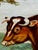 Victorian British Shorthorn Bull Pastoral Oil Painting in Gilt Frame c.1890 in the Manner of William Ward For Sale - Image 10 of 18