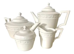 German KPM Berlin Kurland Coffee/Tea Set