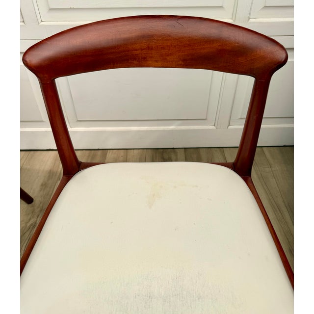 1960s Mid-Century Modern Sculptural Wood Dining Chairs – Pair For Sale - Image 13 of 15