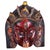 Black Asian Facial Mask in Lacquered and Painted Wood, 1890s For Sale - Image 8 of 8