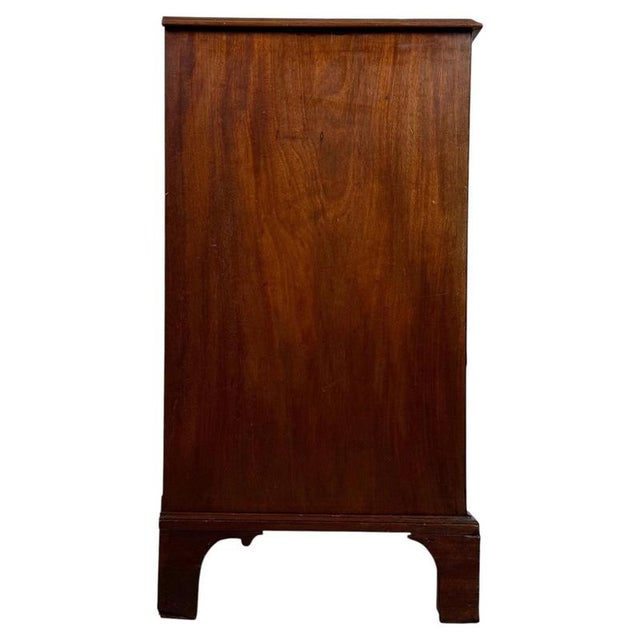 Wood 18th Century Antique English Mahogany Chest of Drawers For Sale - Image 7 of 12