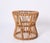 Mid-Century Italian Bamboo and Rattan Stool from BBB Boncina, 1960s For Sale - Image 4 of 15
