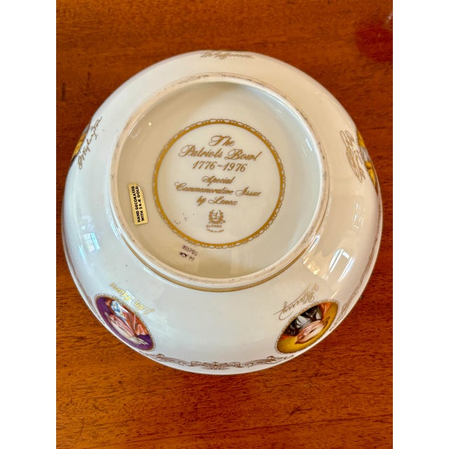 Lenox Lenox Bicentennial Commemorative “The Patriots Bowl”, 1976 For Sale - Image 4 of 6