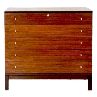Wood Chest of Drawers by Ennio Fazzoli for MIM Roma, Italy, 1960s For Sale
