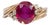 4.4Ct Madagascar Ruby Estate Ring With Earth-Mined Diamond Accents: 14k Gold, Size 6.75 For Sale