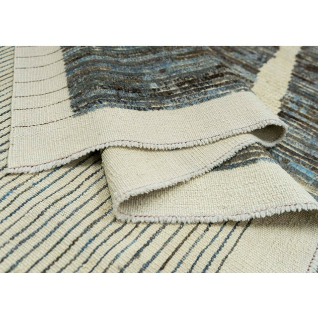 Textile Turkish Tulu Handmade Rug 9'2" x 13'2"#21311 For Sale - Image 7 of 8