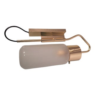 LP10 Bidone Wall Light in Brass by Luigi Caccia Dominioni for Azucena, 1990s For Sale