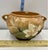 Roseville Pottery Vintage Roseville Pottery Magnolia Brown Console Set - Bowl 665-4 & Candlesticks 1157-4 ½" For Sale - Image 4 of 7