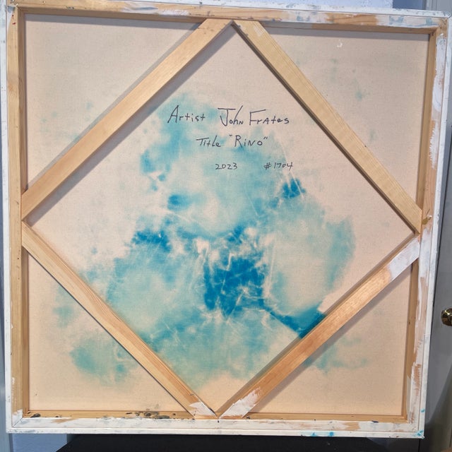 Mid-Century Modern “Rino”, 36x36 In. Mid Century Modern, Abstract, Multi-Directional For Sale - Image 3 of 6