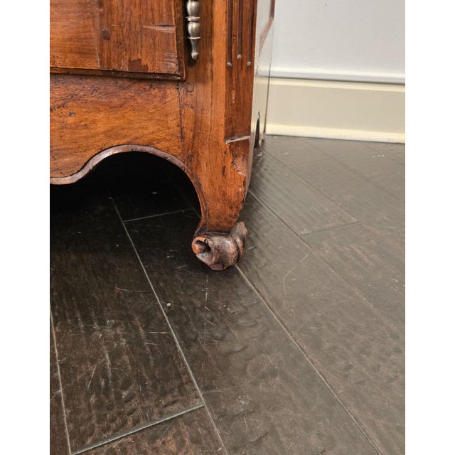 Brown Circa 1780 Walnut Buffet Deux Corps Cabinet For Sale - Image 8 of 13