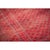 1950s 1950s Red Mid Century Modern Geometric Cotton Vintage Persian Ziloo Knotted Rug For Sale - Image 5 of 8