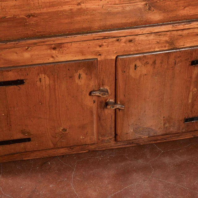 Flared Fir Sideboard, Late 19th Century For Sale - Image 9 of 18