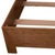 Swirl Rattan Standard Bed Queen, Golden Mahogany For Sale - Image 9 of 10