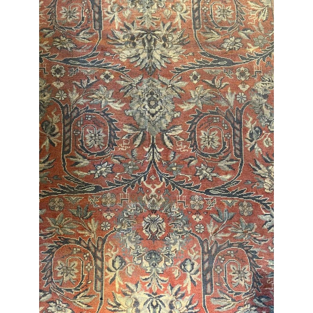 Antique Turkish Rug 10.0x6.6 For Sale - Image 4 of 5