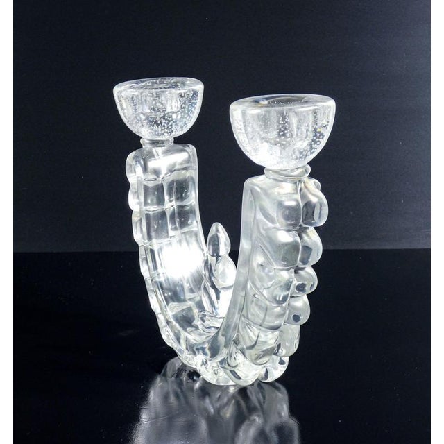 Blown Glass Candelabra from Barovier, 1930s For Sale - Image 3 of 18