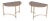 Brass Demi-Lune Tables from Maison Jansen, France, 1970s, Set of 2 For Sale