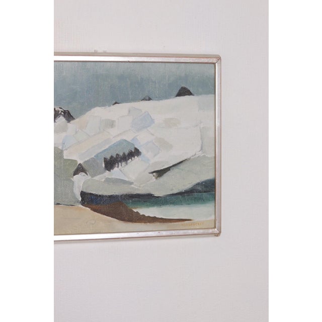 Rolf Nordengren, Myrdalsjökull, Iceland, 1950s, Oil on Board, Framed For Sale - Image 13 of 15