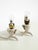 Mid-Century Modern Italian Hand-Painted Ceramic Table Lamps, 1950s, Set of 2 For Sale - Image 16 of 18