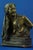 Item description: Partially gilded bronze sculpture, bust depicting an elderly gypsy woman wearing a headdress, signed...