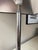 Metal 1980s Italian Pink Marble and Nickel Lamp With Gloss Black Paper Shade For Sale - Image 7 of 7