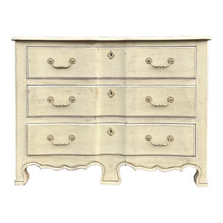 Hickory White Three Drawer French Country Commode For Sale