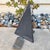 1980s Large Vintage Modern Harmony Hollow Bell Wind Chime Joe Coniff Style 15” Tall For Sale - Image 5 of 5