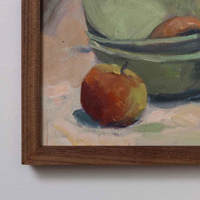 1950s 1950s Japanese Oil Painting For Sale - Image 5 of 8
