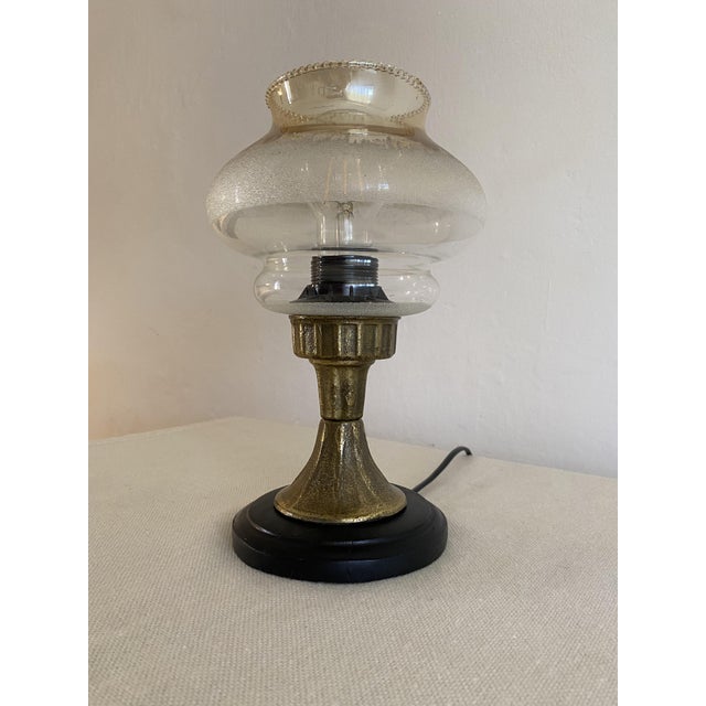 Authentic vintage table lamp manufactured by Proletar in Prilep, SR Macedonia, former Yugoslavia, circa 1970s. The lamp...
