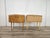 Mid-Century Modern Vintage Maple Nightstands with Mirrored Tops, 1950s, Set of 2 For Sale - Image 3 of 16
