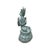 Chinese Rustic Oxidized Patina GuanYin Bodhisattva Metal Buddha Statue For Sale - Image 4 of 7