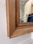Simple and elegant English early 20Th Century pine mirror with vintage glass with very little distress to mirror.
