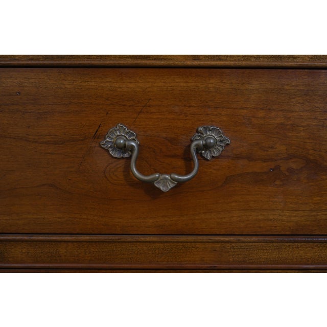 1990s Stickley Cherry 2 Door Tv Armoire Cabinet For Sale - Image 14 of 18