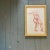 1950’s Original Sepia Abstract Female Nude Study Drawing Vintage Frame For Sale - Image 4 of 4